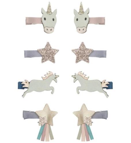 Mimi & Lula Hårspännen - 8-pack - Mini Unicorn Lille prinsen