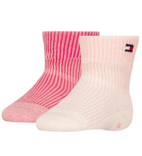 Tommy Hilfiger Strumpor - 2-pack - Soft Rosa