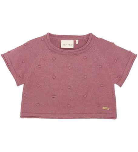 Minymo T-shirt - Stickad - Deco Rose