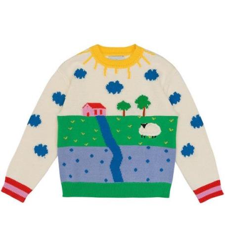 Stella McCartney Kids Tröja - Stickad - Ull - Färgglatt/Solsken