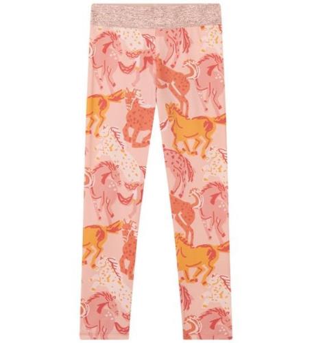 Stella McCartney Kids Leggings - Multicolor Rosa/Hästar