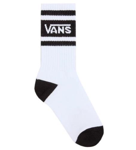 Vans Strumpor - Drop V Logo Crew - Vit/Svart