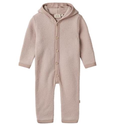 Wheat Onesie - Fleece - Ull - Dry Rose