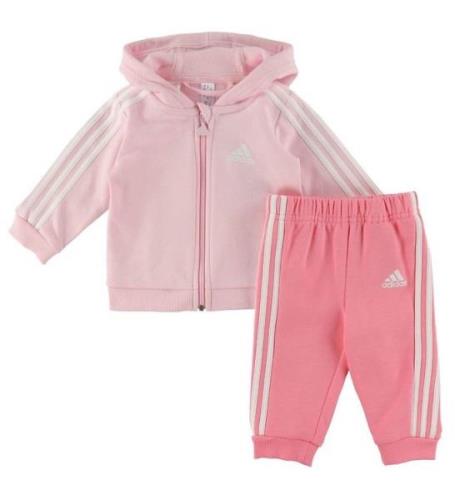 adidas Performance Sweatset - I 3S FZ FL JOG - Rosa