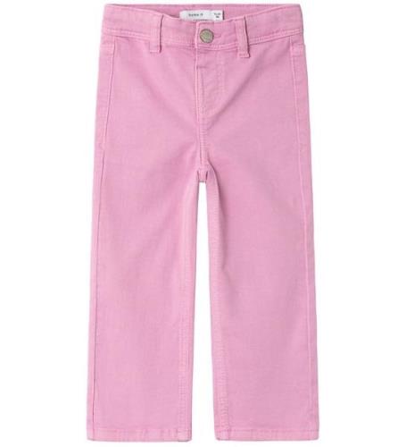 Name It Byxor - Twill - NmfPolly - Fuchsia Rosa