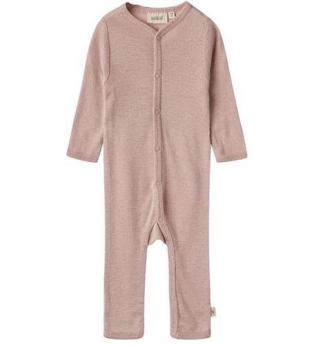 Wheat Onesie - Ull - Dusty - Dry Rose