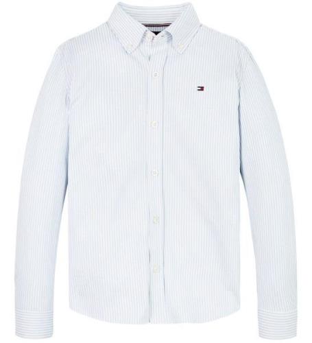 Tommy Hilfiger Skjorta - All-Over Regular - Breezy Blue Stripes