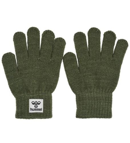 Hummel Handskar - Stickad - hmlQuint - Olive Natt