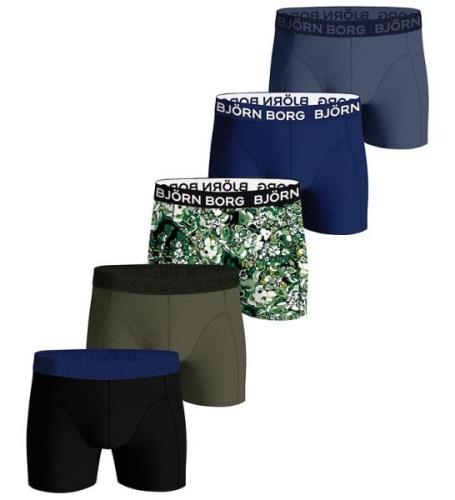 BjÃ¶rn Borg Boxershorts - 5-pack - Svart/BlÃ¥/GrÃ¶n/Tryck