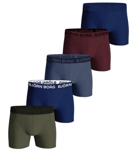 BjÃ¶rn Borg Boxershorts - 5-pack - BlÃ¥/GrÃ¶n/RÃ¶d