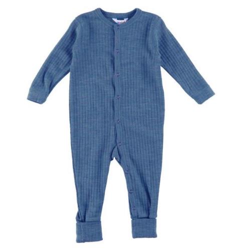 Joha Onesie - Ull - Denim BlÃ¥