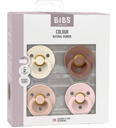 BIBS Colour Nappar - Stl. 2 - 4-pack - Rund - Blush Mix