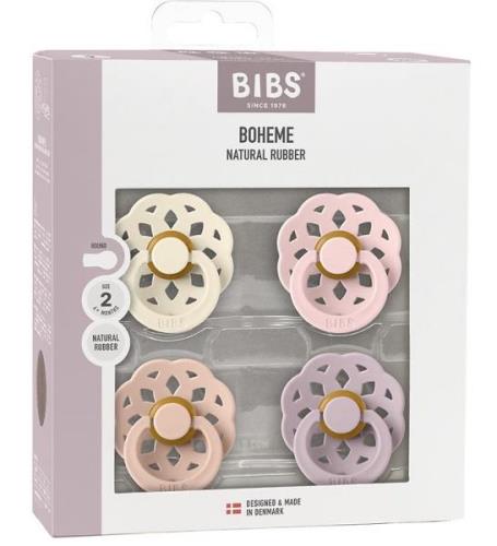 BIBS BÃ¶hmen Nappar - Stl. 1 - 4-pack - Rund - Ivory/Blush/Blosso