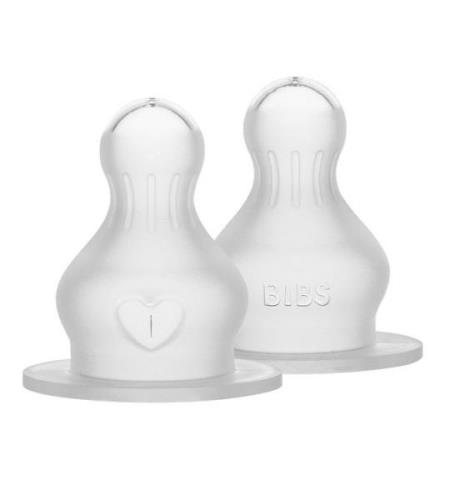 BIBS Flasknapp - 2-pack - Fast Flow - Silikon