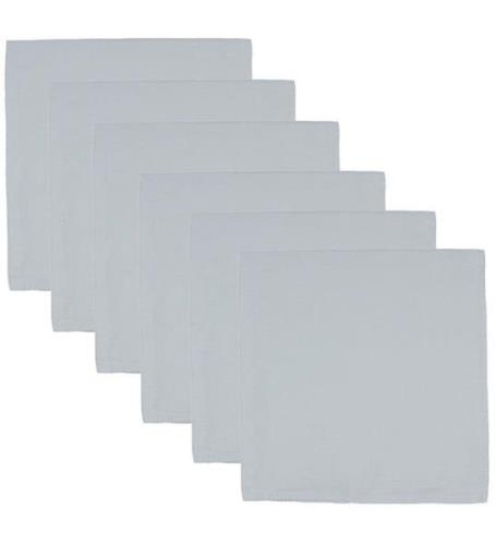 Mininor Muslinfiltar - 6-pack - 70x70 cm - Glacier Grey