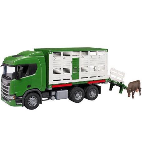 Bruder Lastbil - Scania Super 560R Boskapstransporter - 03548