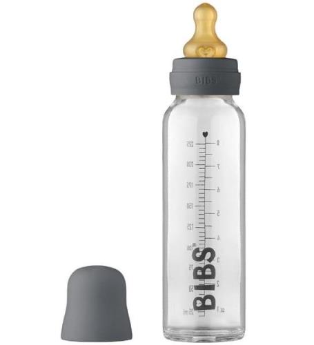 BIBS Nappflaska - Glas - 225 ml - Naturgummi - Iron