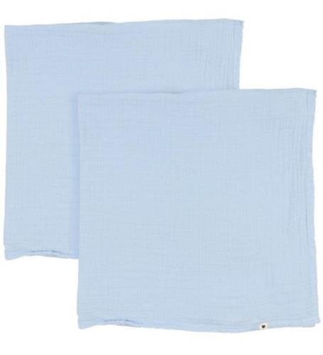 BIBS Muslinfiltar - 2-pack - 70x70 cm - Baby Blue