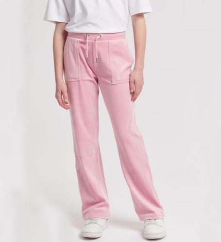 Juicy Couture Velourbyxor - Tonal Wide - Rosa Nektar