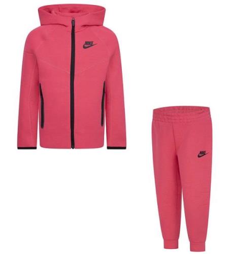 Nike Sweatset - Tech - Cardigan/Sweatpants - Aster Rosa