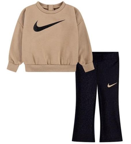 Nike Sweatset - Sweatshirt/Sweatpants - Brun/Svart