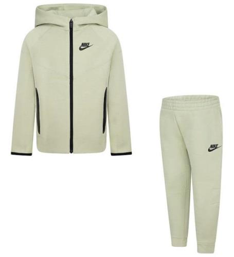 Nike Sweatset - Cardigan/Sweatpants - Olive Aura