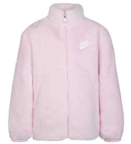 Nike Jacka - Fuskpäls - Rosa Skum