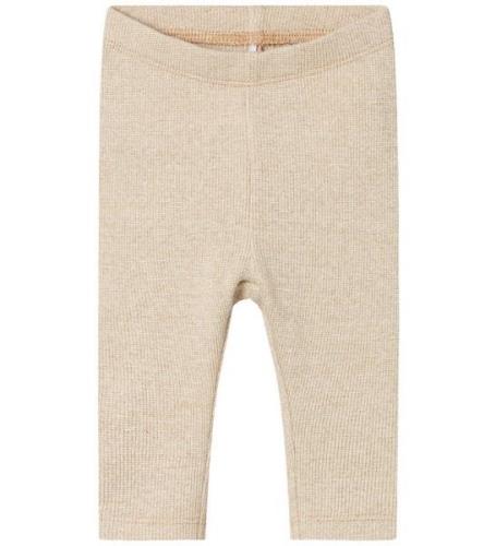 Name It Leggings - NbfSiclo - Förgyllda Beige