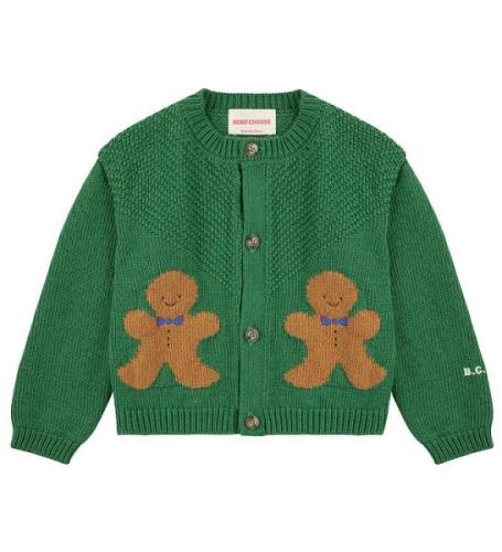 Bobo Choses Cardigan - Stickad - Pepparkakor - Green