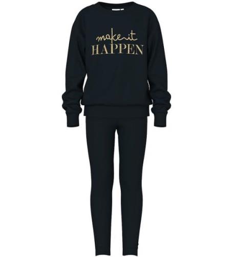 Name It Sweatset - Sweatshirt/Sweatpants - NkfOliana - Svart