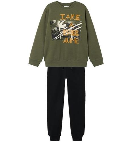 Name It Sweatset - Sweatshirt/Sweatpants - NkmObelix - Beetle/So