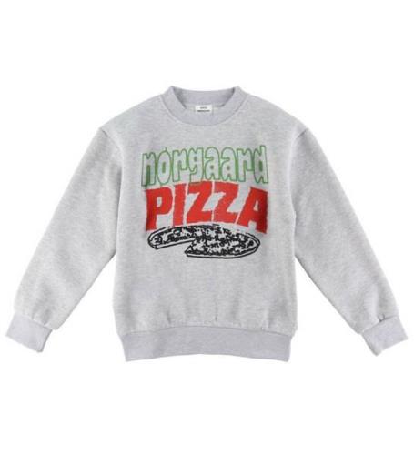 Mads Nørgaard Sweatshirt - Ekolod - Light Grey Melange