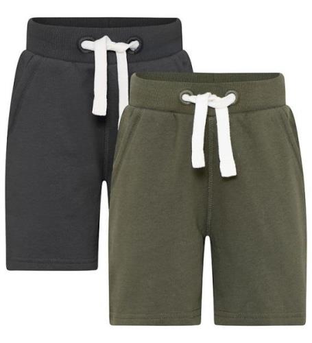 Minymo Sweatshorts - 2-pack - Skalbagge