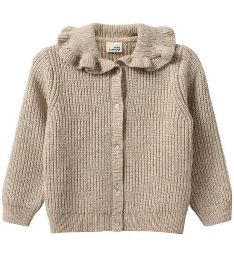 Sofie Schnoor Cardigan - Stickad - Ull - Ecru Melange