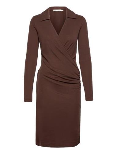 Vedaiw Collar Dress Brown InWear