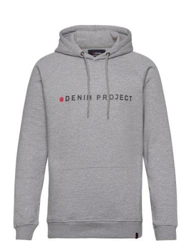 Logo Hoodie Grey Denim Project