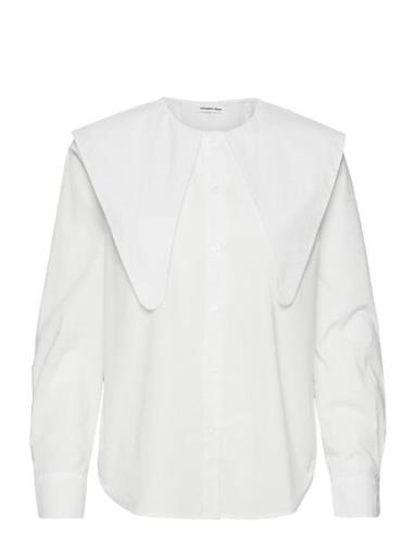 Sandra Big Collar Shirt White DESIGNERS, REMIX