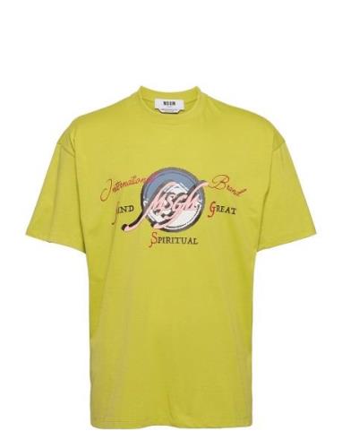 T-Shirt Yellow MSGM