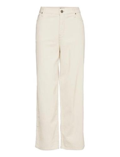 Wide Leg Long Cream Lee Jeans