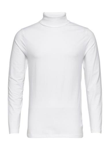 Roll Neck Tee L/S White Lindbergh
