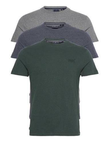 Essential Triple Pack T-Shirt Green Superdry