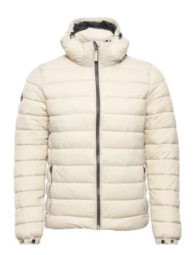 Classic Fuji Puffer Jacket Cream Superdry