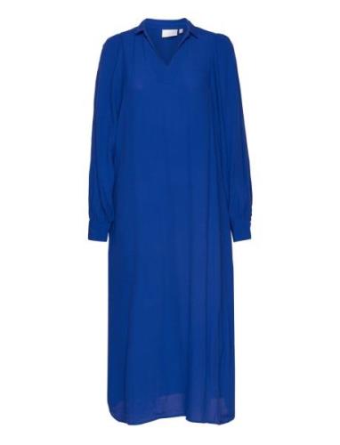 Dress With Wide Sleeves Blue Coster Copenhagen