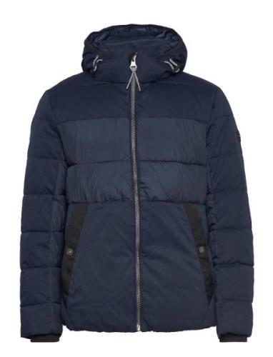 Mat Mix Puffer Jacket Navy Tom Tailor