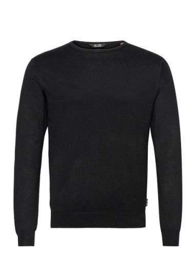 Onswyler Life Ls Crew Knit Black ONLY & SONS