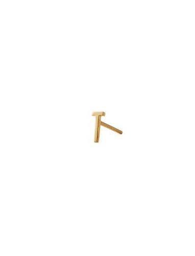 Earring Studs Archetypes, Gold, A-Z Gold Design Letters