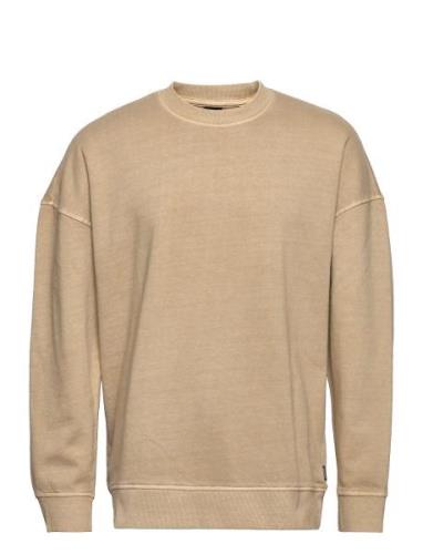 Onsron Life Rlx Crewneck Sweat Bf Beige ONLY & SONS