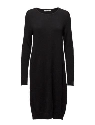 Viril L/S Knit Dress Black Vila