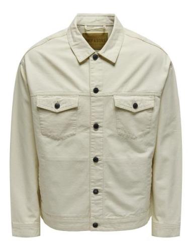 Onsend Ovz Canwas 4470 Jacket Cream ONLY & SONS