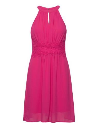 Vimilina Halterneck Dress/Su - Pink Vila